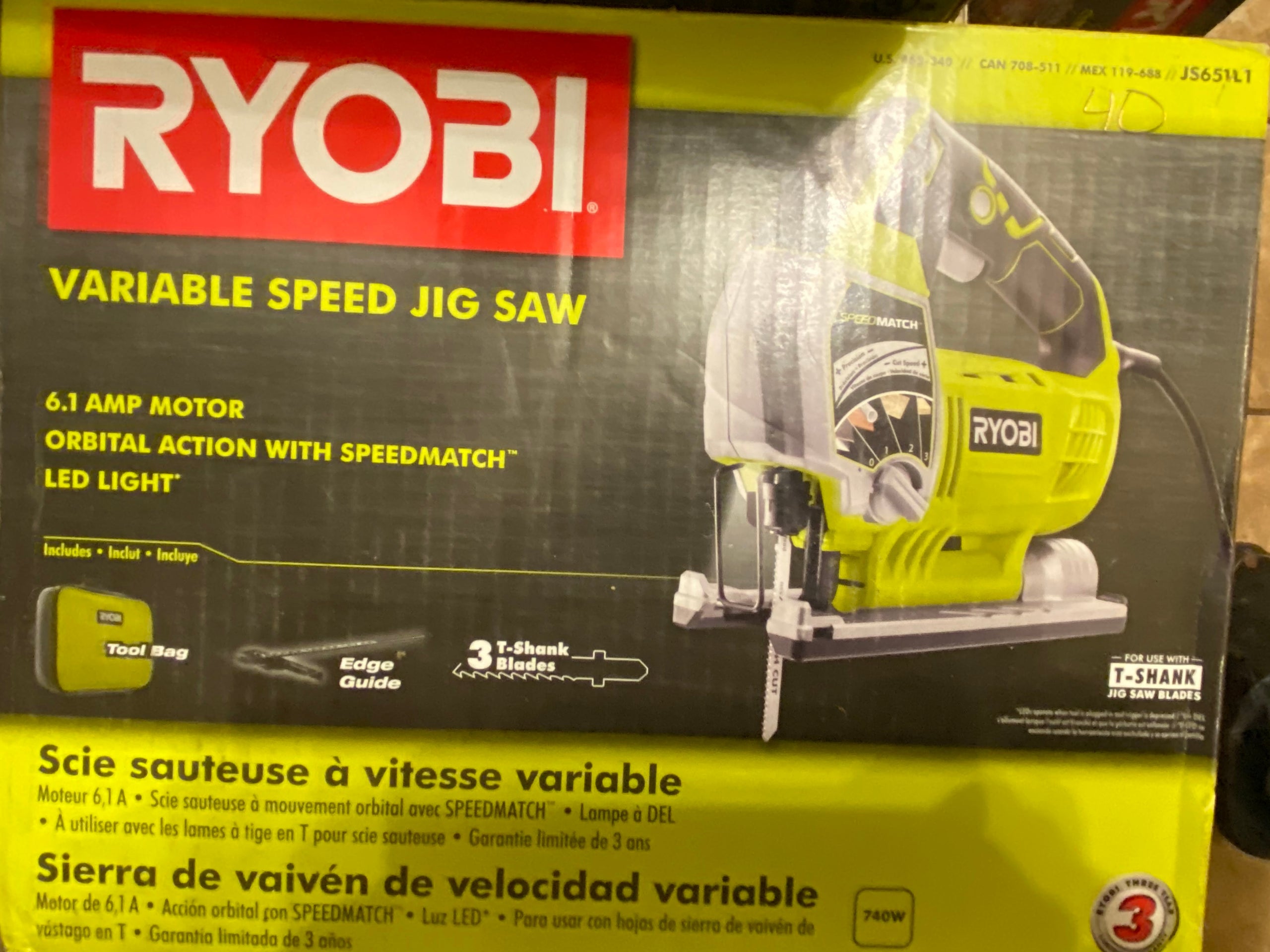 Ryobi 6.1 deals amp jigsaw